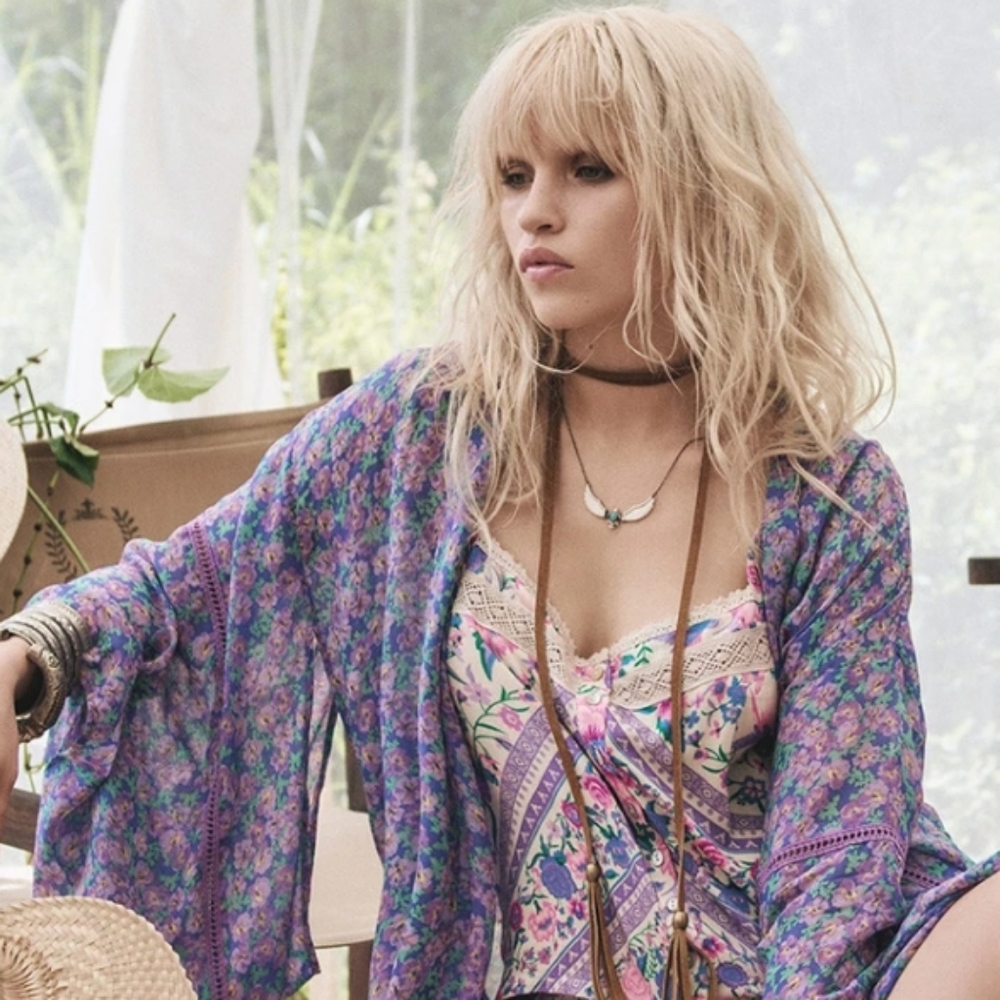 ISO wildflower Kimono - Picture 1 of 1
